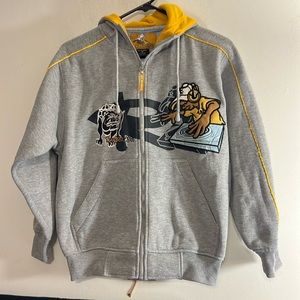 Pre-Owned Raw Blue Sweatshirt Zipper Hoodie Jacket Boy Size Medium